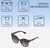 Dimensions and Measurements Illustration of QUAY Australia It's My Way Designer Reading Glasses Black Tortoise Cat Eye 59mm