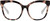Front View of QUAY Australia It's My Way Designer Reading Eye Glasses with Custom Cut Powered Lenses in Black Tortoise Ladies Cat Eye Full Rim Acetate 59 mm
