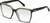 Profile View of QUAY Australia Level Up Designer Bi-Focal Prescription Rx Eyeglasses in Matte Black Ladies Square Full Rim Acetate 60 mm