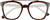 Front View of QUAY Australia Sweet Dreams Designer Reading Eye Glasses in Brown Tortoise Unisex Panthos Full Rim Acetate 54 mm