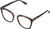 Profile View of QUAY Australia Sweet Dreams Designer Blue Light Blocking Eyeglasses in Brown Tortoise Unisex Panthos Full Rim Acetate 54 mm