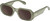 Profile View of QUAY Australia Hyped Up Designer Polarized Reading Sunglasses with Custom Cut Powered Amber Brown Lenses in Crystal Jade Green Unisex Hexagonal Full Rim Acetate 53 mm