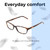 Lightweight Construction Illustration of Jones New York J730 Designer Progressive Lens Blue Light Blocking Eyeglasses in Black Crystal Layer Ladies Cat Eye Full Rim Acetate 53 mm
