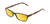 Jones New York J730 Womens Cat Eye Polarized Sunglasses Black Crystal Layer 53mm with Custom Cut Gold Mirror Lenses