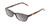 Jones New York J730 Womens Cat Eye Polarized Sunglasses Black Crystal Layer 53mm with Custom Cut Silver Mirror Lenses