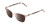 Lucky Brand D114 Women's Cat Eye NON-polarized Sunglasses in Rose Gold Marble 53 mm with Custom Cut Brown Gradient Lenses