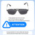 Size Awareness Illustration of Police VPLD13 Designer Polarized Reading Sunglasses with Custom Cut Powered Smoke Grey Lenses in Shiny Blue Marble Mens Pilot Full Rim Acetate 53 mm