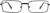 Front View of Prive Revaux Matrix Designer Blue Light Blocking Eyeglasses in Caviar Black Unisex Rectangular Full Rim Metal 55 mm