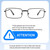 Size Awareness Illustration of Prive Revaux Matrix Designer Progressive Lens Blue Light Blocking Eyeglasses in Caviar Black Unisex Rectangular Full Rim Metal 55 mm