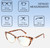 Dimensions and Measurements Illustration of Prive Revaux Veronica Womens Cat Eye Reading Glasses in Blush Pink Tortoise 53mm