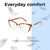Lightweight Construction Illustration of Prive Revaux Veronica Designer Reading Eye Glasses with Custom Cut Powered Lenses in Blush Pink Tortoise Havana Ladies Cat Eye Full Rim Acetate 53 mm