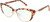 Profile View of Prive Revaux Veronica Designer Blue Light Blocking Eyeglasses in Blush Pink Tortoise Havana Ladies Cat Eye Full Rim Acetate 53 mm