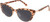 Profile View of Prive Revaux Veronica Designer Polarized Reading Sunglasses with Custom Cut Powered Smoke Grey Lenses in Blush Pink Tortoise Havana Ladies Cat Eye Full Rim Acetate 53 mm