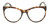 Front View of OTIS Aerial Designer Blue Light Blocking Eyeglasses in Matte Honey Tortoise Havana Ladies Cat Eye Full Rim Acetate 56 mm