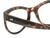 Close Up View of OTIS Aerial Designer Blue Light Blocking Eyeglasses in Matte Honey Tortoise Havana Ladies Cat Eye Full Rim Acetate 56 mm