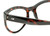 Close Up View of OTIS Aerial Designer Blue Light Blocking Eyeglasses in Ochre Havana Tortoise Ladies Cat Eye Full Rim Acetate 56 mm