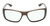 Front View of OTIS Coastin Slim Designer Reading Eye Glasses with Custom Cut Powered Lenses in Matte Woodland Unisex Rectangular Full Rim Acetate 61 mm