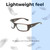 Lightweight Construction Illustration of OTIS Coastin Slim Designer Bi-Focal Prescription Rx Eyeglasses in Matte Woodland Unisex Rectangular Full Rim Acetate 61 mm