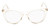 Front View of OTIS Jazmine Designer Progressive Lens Prescription Rx Eyeglasses in Eco Crystal Coral Ladies Cat Eye Full Rim Acetate 53 mm