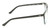 Side View of OTIS Jazmine Designer Progressive Lens Prescription Rx Eyeglasses in Eco Teal Bark Smokey Unisex Round Full Rim Acetate 53 mm