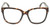 Front View of OTIS Odyssey Designer Progressive Lens Prescription Rx Eyeglasses in Matte Honey Tortoise Havana Ladies Cat Eye Full Rim Acetate 54 mm