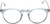 Front View of OTIS Omar Designer Reading Eye Glasses with Custom Cut Powered Lenses in Eco Crystal Wave Neutral Unisex Round Full Rim Acetate 50 mm