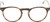 Front View of OTIS Omar Designer Reading Eye Glasses in Eco Hornwood Unisex Round Full Rim Acetate 50 mm