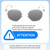 Size Awareness Illustration of OTIS Omar X Designer Polarized Reading Sunglasses with Custom Cut Powered Smoke Grey Lenses in Eco Crystal Sand Unisex Round Full Rim Acetate 52 mm