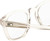 Close Up View of OTIS Summer of 67 X Designer Progressive Lens Prescription Rx Eyeglasses in Eco Clear Unisex Square Full Rim Acetate 52 mm