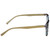 Side View of Elton John Single 1 Unisex Square Full Rim Designer Reading Glasses in Multi Color Crystal Brown Blue 45mm