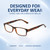 Comfort, Stylish, Everyday Confidence Illustration of Perry Ellis PEBX44 Designer Single Vision Prescription Rx Eyeglasses in Gloss Brown Marble Unisex Rectangular Full Rim Acetate 50 mm