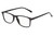 Profile View of Perry Ellis PEBX57 Unisex Panthos Full Rim Designer Reading Glasses in Gloss Black Marble 50mm