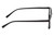 Side View of Perry Ellis PEBX57 Unisex Panthos Full Rim Designer Reading Glasses in Gloss Black Marble 50mm