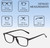 Dimensions and Measurements Illustration of Perry Ellis PEBX57 Designer Single Vision Prescription Rx Eyeglasses in Gloss Black Marble Unisex Panthos Full Rim Acetate 50 mm
