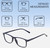 Dimensions and Measurements Illustration of Perry Ellis PEBX57 Designer Progressive Lens Prescription Rx Eyeglasses in Gloss Navy Blue Marble Unisex Panthos Full Rim Acetate 50 mm
