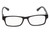 Front View of Perry Ellis PEBX59 Designer Blue Light Blocking Eyeglasses in Gloss Black Marble Unisex Rectangular Full Rim Acetate 50 mm