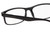 Close Up View of Perry Ellis PEBX54 Unisex Rectangular Full Rim Designer Reading Glasses in Gloss Black Marble 53mm