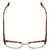 Top View of Ernest Hemingway H4650 Designer Progressive Lens Prescription Rx Eyeglasses in Tortoise Yellow Brown Gold Gun Metal Ladies Cateye Semi-Rimless Metal 49 mm