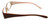 Calabria Viv 737 Mocha Designer Eyeglasses :: Custom Left & Right Lens