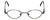 Calabria FL-66 Pewter Eyeglasses :: Custom Left & Right Lens