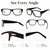 Calabria Soho 1002 Demi Black Designer Eyeglasses :: Rx Single Vision