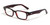 Calabria Viv 7002 Designer Eyeglasses in Red Tortoise :: Rx Single Vision