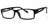Calabria Soho 1001 Matte Black Designer Eyeglasses :: Rx Progressive Calabria Soho 1001 Matte Black Designer Eyeglasses :: Rx Progressive