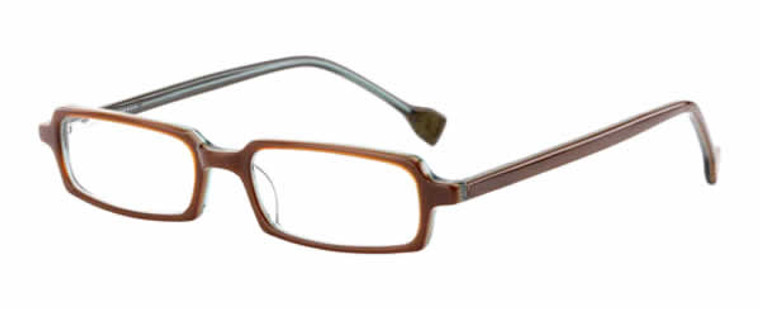 Ink Eyeglasses Contour in Mocha Sage :: Rx Progressive