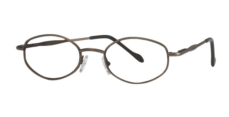 Reptile Designer Eyeglasses Boa in Pewter :: Rx Progressive