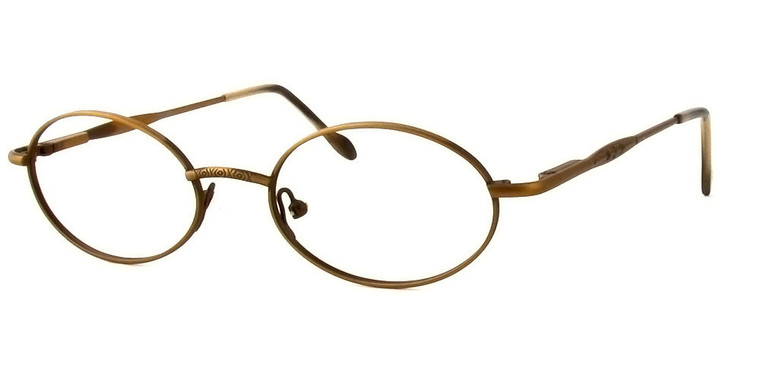 Reptile Designer Eyeglasses Iguana in Bronze :: Rx Progressive