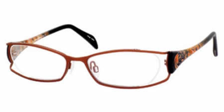 Valerie Spencer Designer Eyeglasses 9163 in Satin Brown :: Rx Progressive