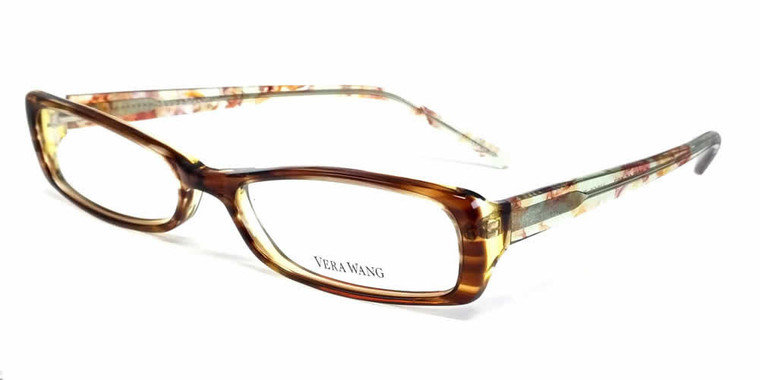 Vera Wang Designer Eyeglasses V050 in Tabac :: Rx Progressive