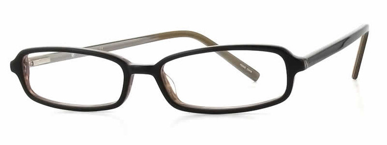 Calabria Viv 733 Black Brown Designer Eyeglasses :: Rx Bi-Focal