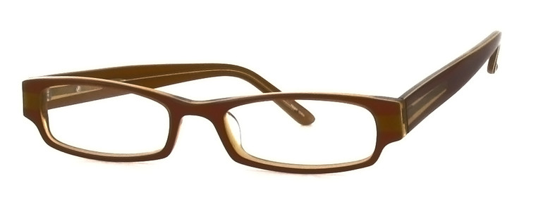 Calabria Viv 901 Caramel Designer Eyeglasses :: Rx Bi-Focal